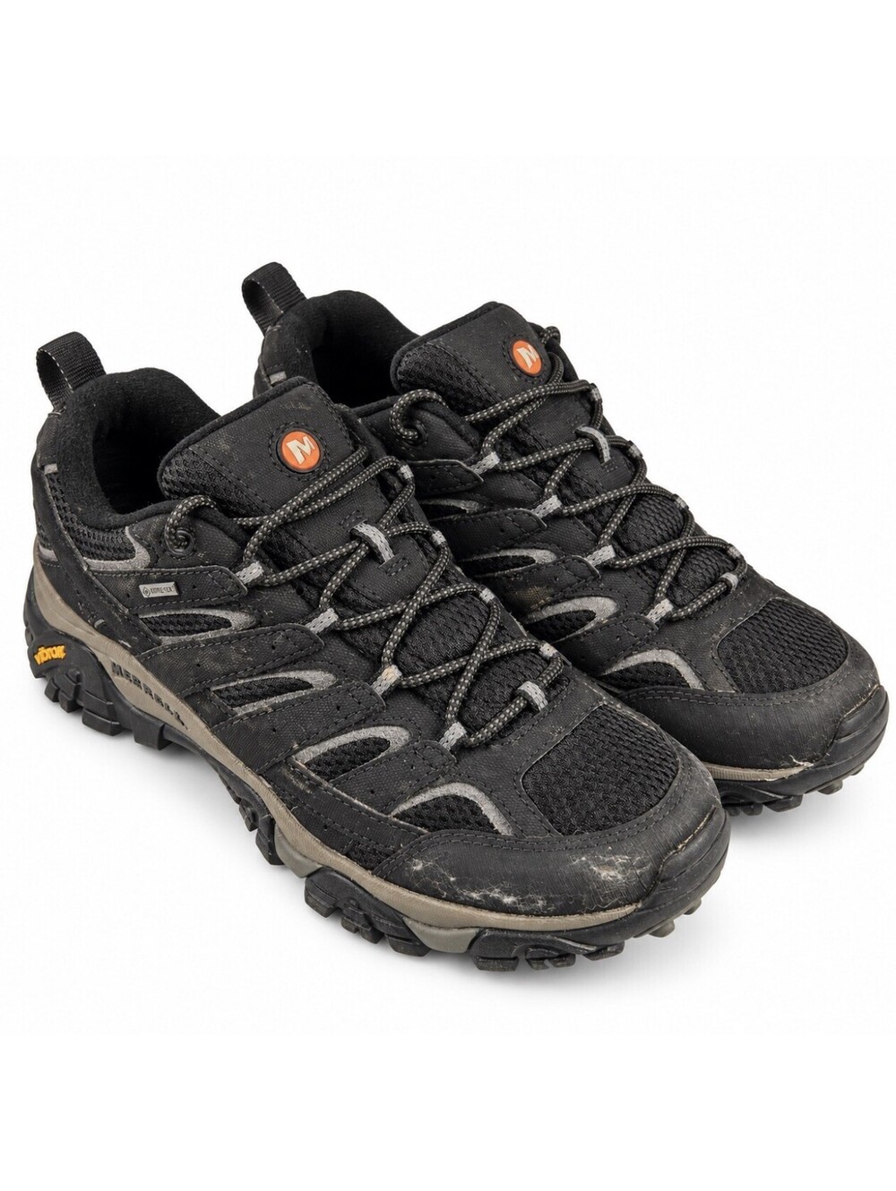 Merrell Moab 2 GTX Men’s 10 Black Gore-Tex Vibram Hiking Shoes J06037